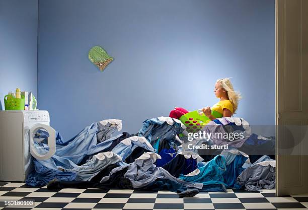 washing overload - tsunami house stock pictures, royalty-free photos & images