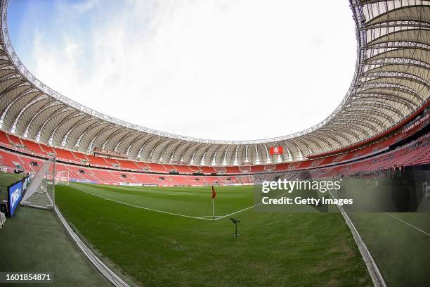 General view inside the Beira-Rio Stadium prior to a Copa CONMEBOL Libertadores 2023 round of sixteen second leg match between Internacional and...