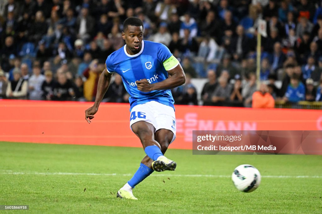 KRC Genk v Servette - UEFA Champions League Second Qualifying Round Second Leg