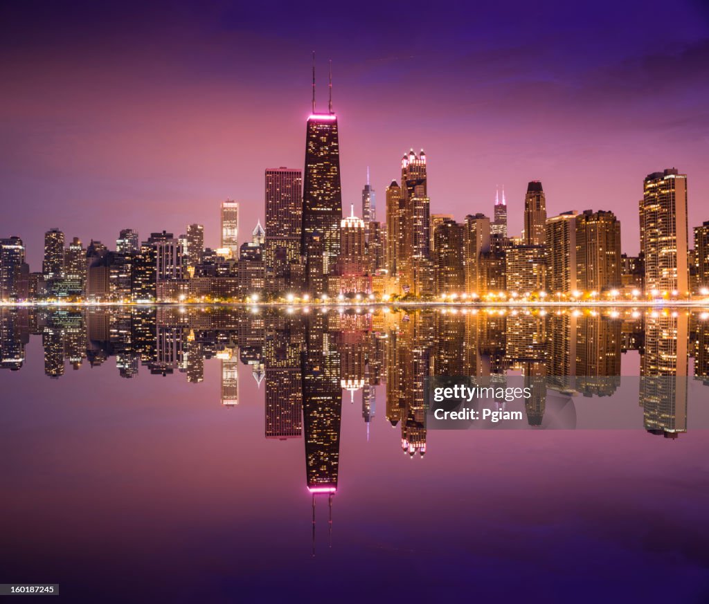 Chicago Illinois skyline