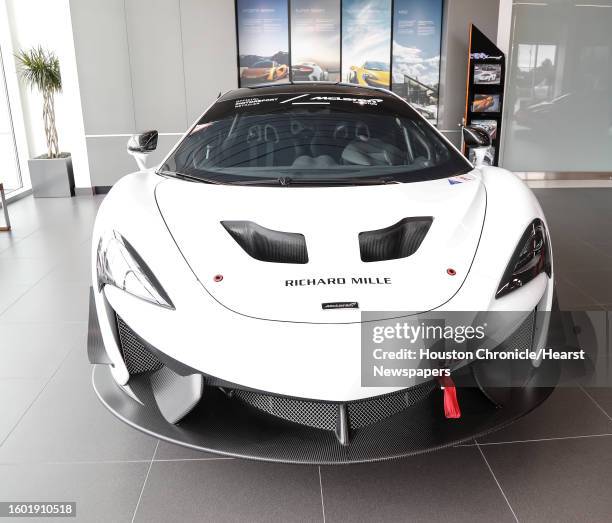 The McLaren 570S Sprint in the McLaren Houston showroom, Wednesday, June 5, 2019.