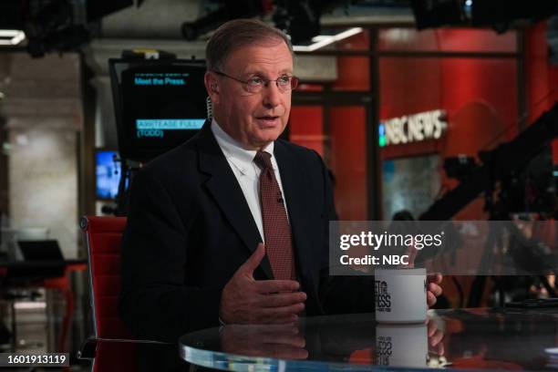 Pictured: Chuck Rosenberg, NBC News Legal Analyst; Former Senior FBI Official, appears on "Meet the Press" in Washington, D.C. Sunday, Aug. 13, 2023....