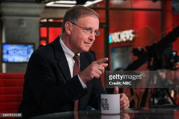 Pictured: Chuck Rosenberg, NBC News Legal Analyst; Former Senior FBI Official, appears on "Meet the Press" in Washington, D.C. Sunday, Aug. 13, 2023....
