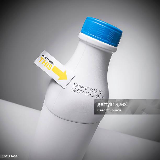 milk bottle best before date - obsolete stock pictures, royalty-free photos & images