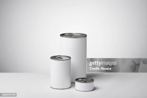 blank labeled products on neutral white to gray gradient background - small difference stock pictures, royalty-free photos & images
