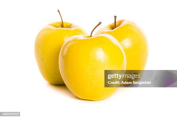 yellow apples - apples full frame stock pictures, royalty-free photos & images