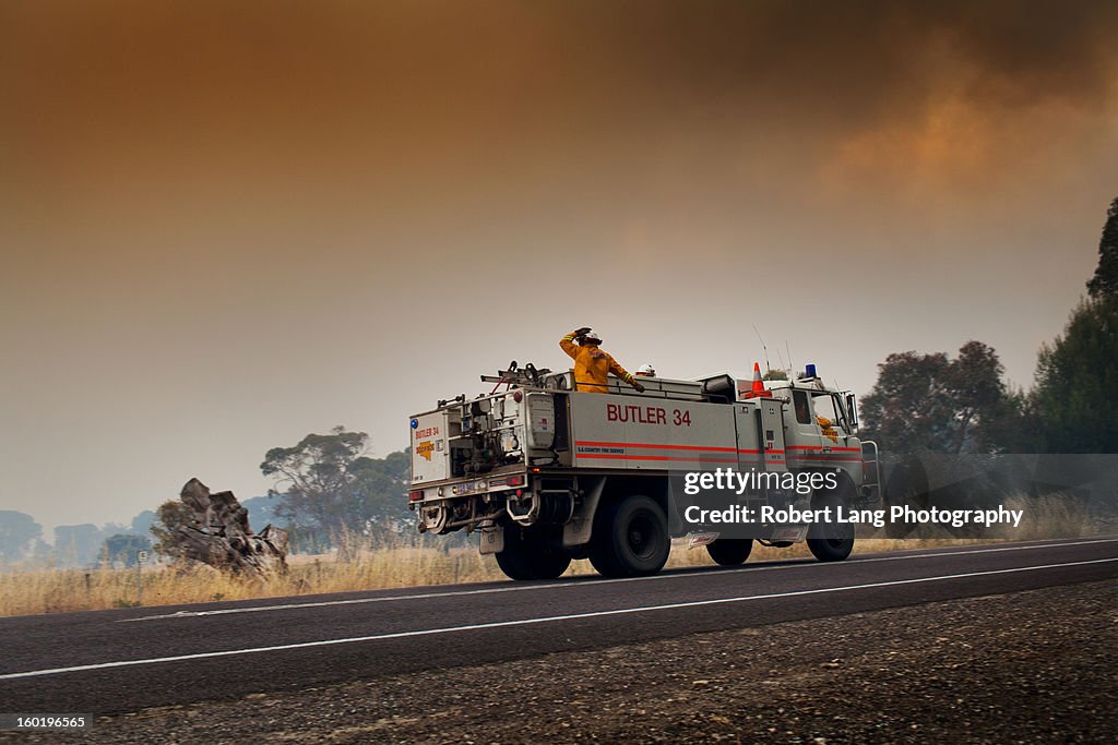 Coomunga bushfire, Eyre Peninsula - South Australi