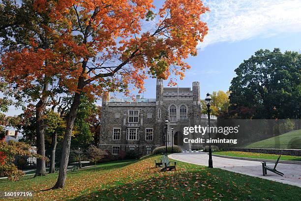 lehigh university in autumn - bethlehem pennsylvania stock pictures, royalty-free photos & images