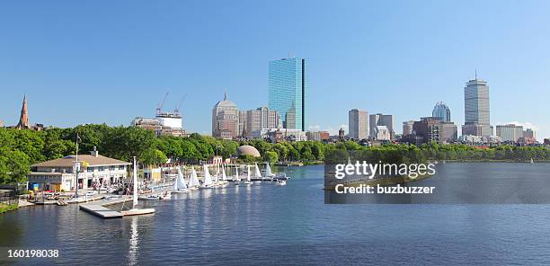 boston park and marina - charles river stock pictures, royalty-free photos & images