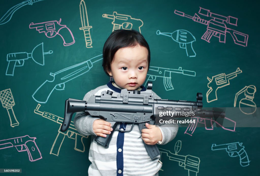 Cute Asian baby
