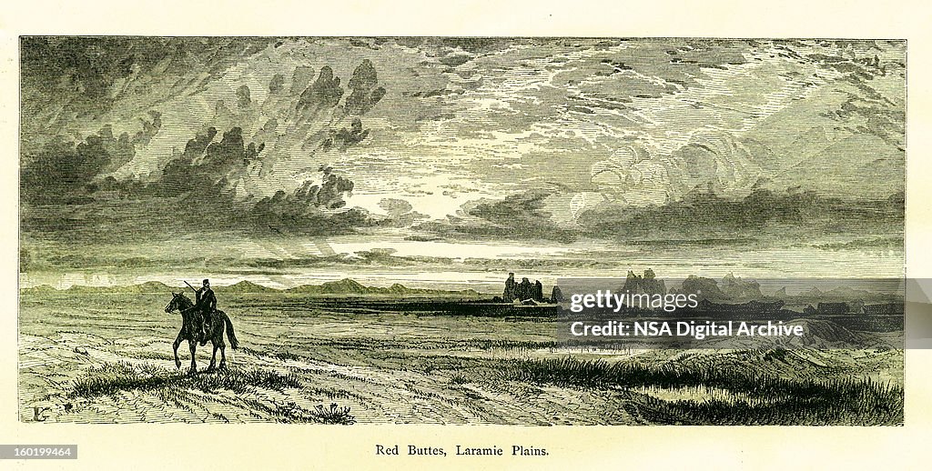 Red Buttes, Laramie Plains, Wyoming