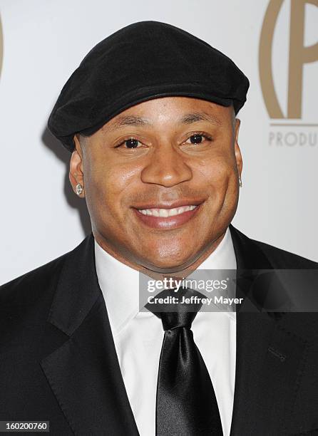 Actor LL Cool J arrives at the 24th Annual Producers Guild Awards at The Beverly Hilton Hotel on January 26, 2013 in Beverly Hills, California.