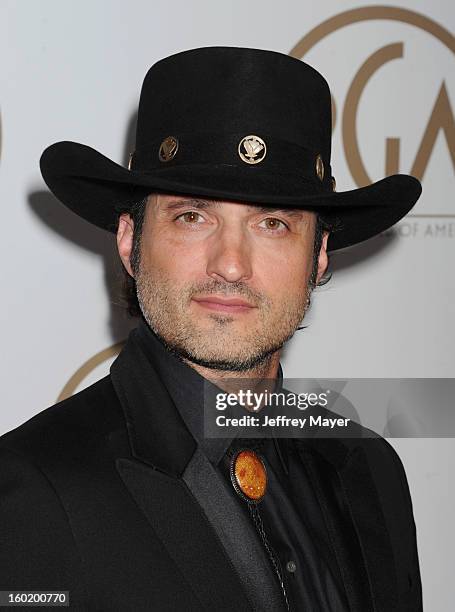 Actor/Director/Producer Robert Rodriguez arrives at the 24th Annual Producers Guild Awards at The Beverly Hilton Hotel on January 26, 2013 in Beverly...