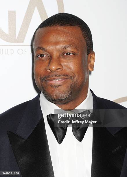 Chris Tucker arrives at the 24th Annual Producers Guild Awards at The Beverly Hilton Hotel on January 26, 2013 in Beverly Hills, California.