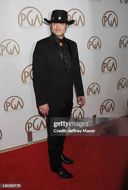 Actor/Director/Producer Robert Rodriguez arrives at the 24th Annual Producers Guild Awards at The Beverly Hilton Hotel on January 26, 2013 in Beverly...