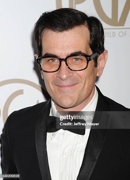 Actor Ty Burrell arrives at the 24th Annual Producers Guild Awards at The Beverly Hilton Hotel on January 26, 2013 in Beverly Hills, California.