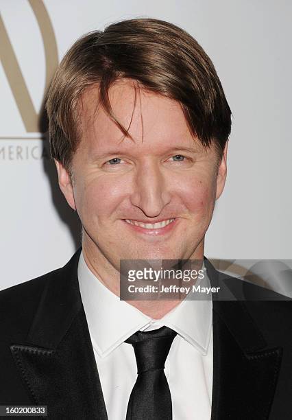 Producer/Director Tom Hooper arrives at the 24th Annual Producers Guild Awards at The Beverly Hilton Hotel on January 26, 2013 in Beverly Hills,...