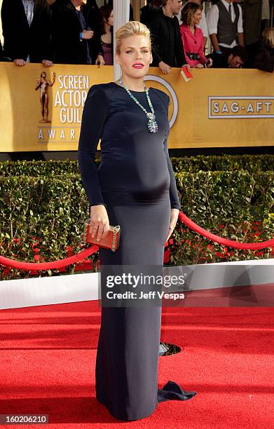 Awards social media ambassador Busy Philipps arrives at the19th Annual Screen Actors Guild Awards held at The Shrine Auditorium on January 27, 2013...