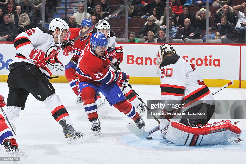 New Jersey Devils v Montreal Canadiens