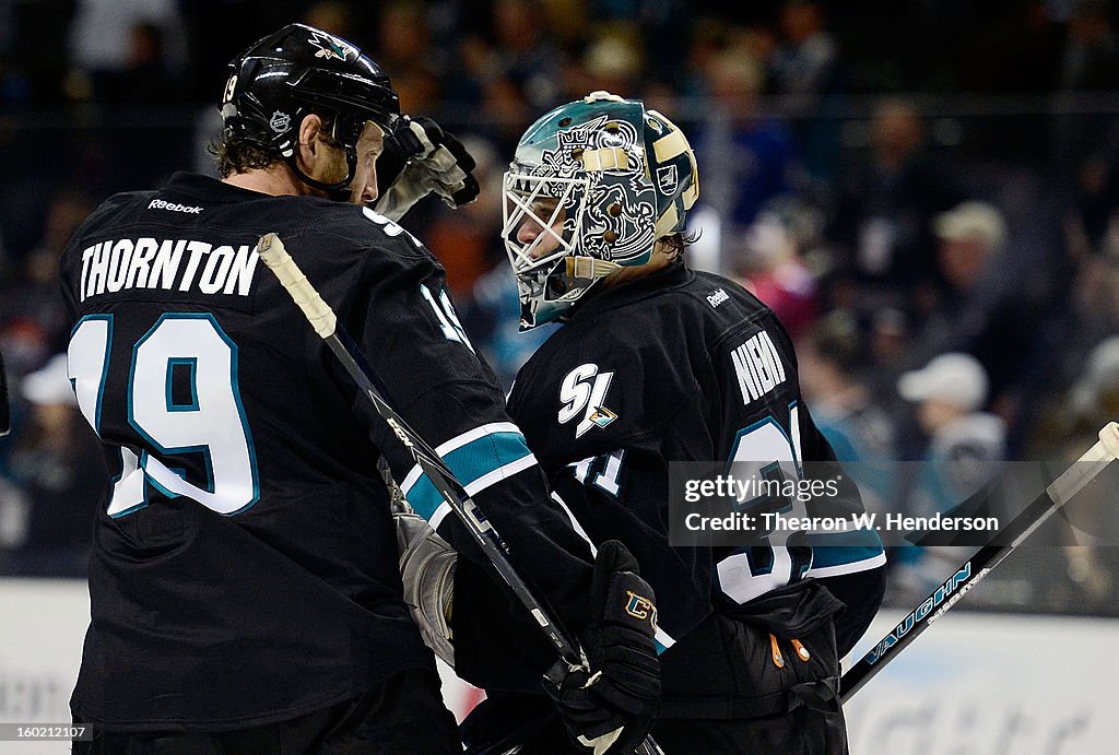 Vancouver Canucks v San Jose Sharks