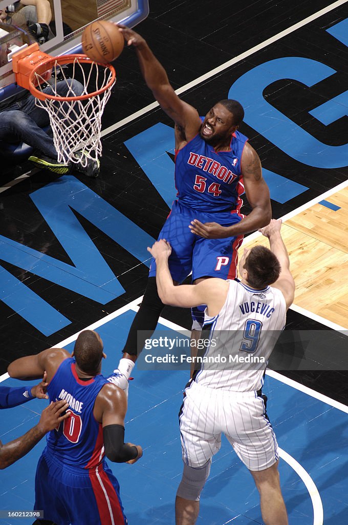 Detroit Pistons v Orlando Magic