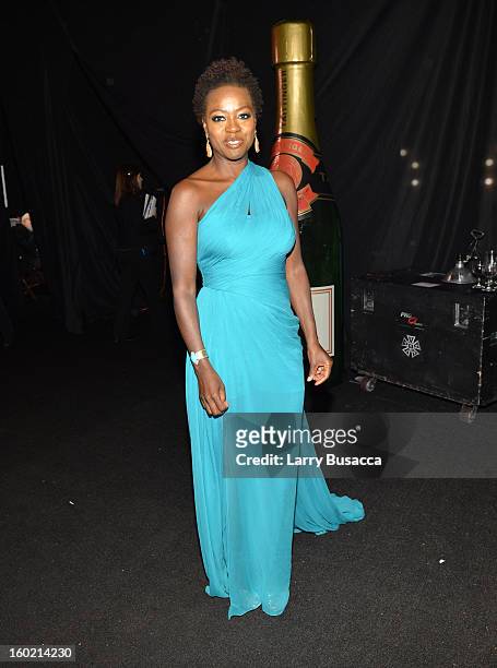 Actress Viola Davis attends the 19th Annual Screen Actors Guild Awards at The Shrine Auditorium on January 27, 2013 in Los Angeles, California....