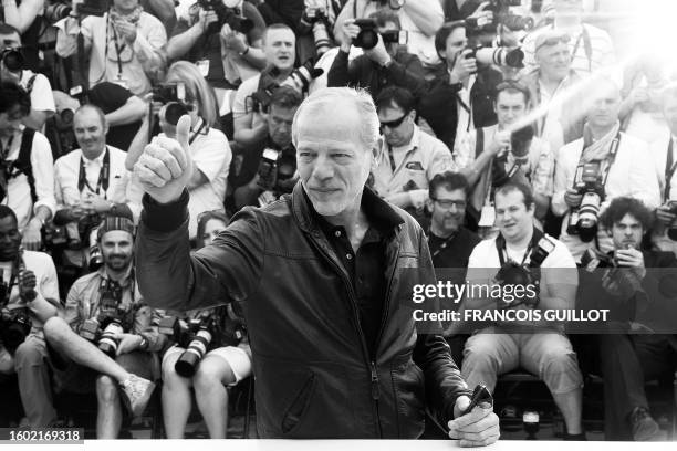 French actor Pascal Greggory poses during the photocall of "Rebecca H. " presented in the Un Certain Regard selection at the 63rd Cannes Film...