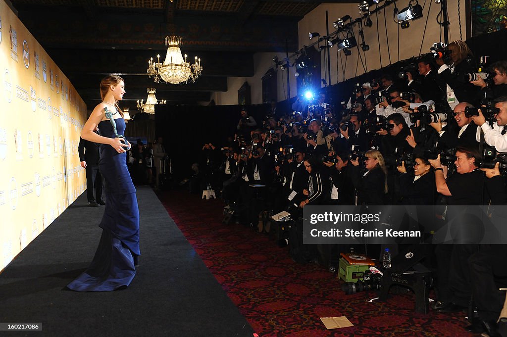 TNT/TBS Broadcasts The 19th Annual Screen Actors Guild Awards - Backstage