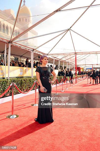 Actress Kelly Osbourne attends the 19th Annual Screen Actors Guild Awards at The Shrine Auditorium on January 27, 2013 in Los Angeles, California....