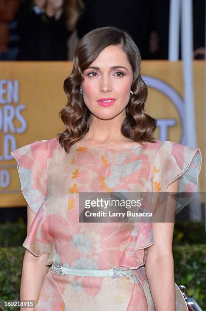 Actress Rose Byrne attends the 19th Annual Screen Actors Guild Awards at The Shrine Auditorium on January 27, 2013 in Los Angeles, California....