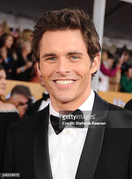 Actor James Marsden attends the 19th Annual Screen Actors Guild Awards at The Shrine Auditorium on January 27, 2013 in Los Angeles, California....