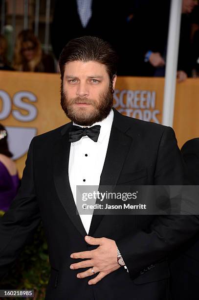 Actor Jay R. Ferguson attends the 19th Annual Screen Actors Guild Awards at The Shrine Auditorium on January 27, 2013 in Los Angeles, California....