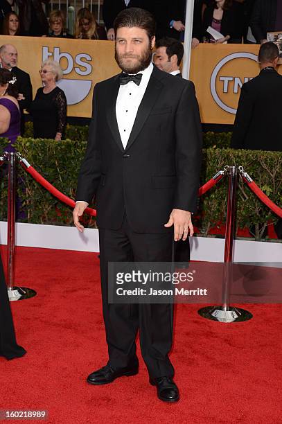 Actor Jay R. Ferguson attends the 19th Annual Screen Actors Guild Awards at The Shrine Auditorium on January 27, 2013 in Los Angeles, California....