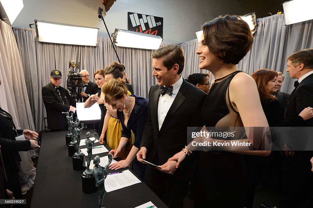 TNT/TBS Broadcasts The 19th Annual Screen Actors Guild Awards - Backstage