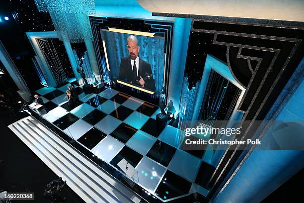 General view of the atmosphere during the 19th Annual Screen Actors Guild Awards at The Shrine Auditorium on January 27, 2013 in Los Angeles,...