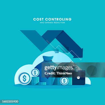 Cost Controlling vector illustration Cost Controlling vector illustration