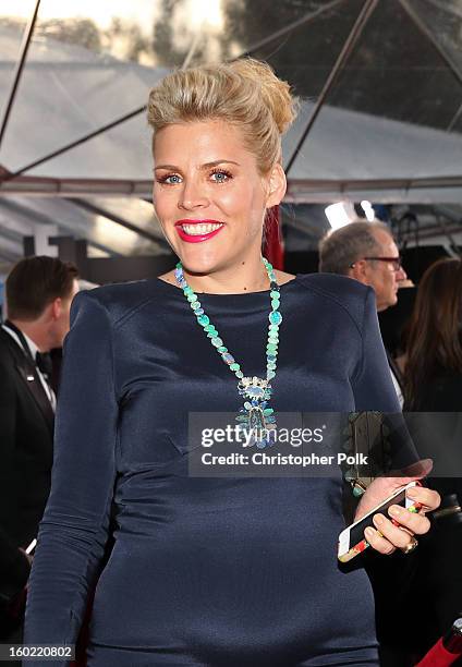 Actress Busy Philipps attends the 19th Annual Screen Actors Guild Awards at The Shrine Auditorium on January 27, 2013 in Los Angeles, California....