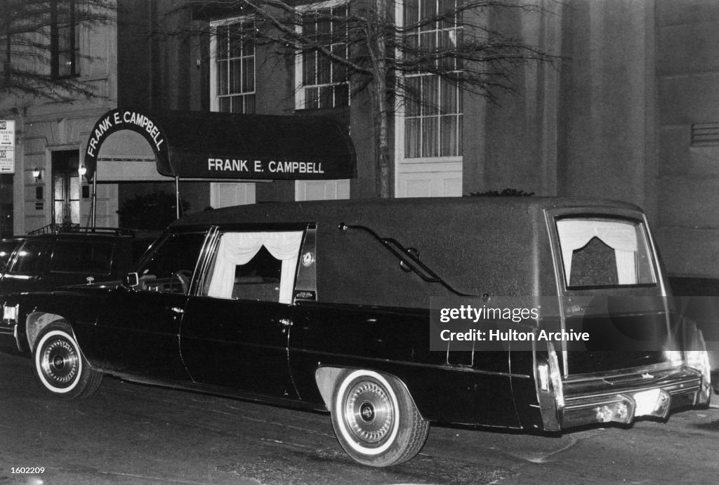 Hearse With Body Of John Lennon