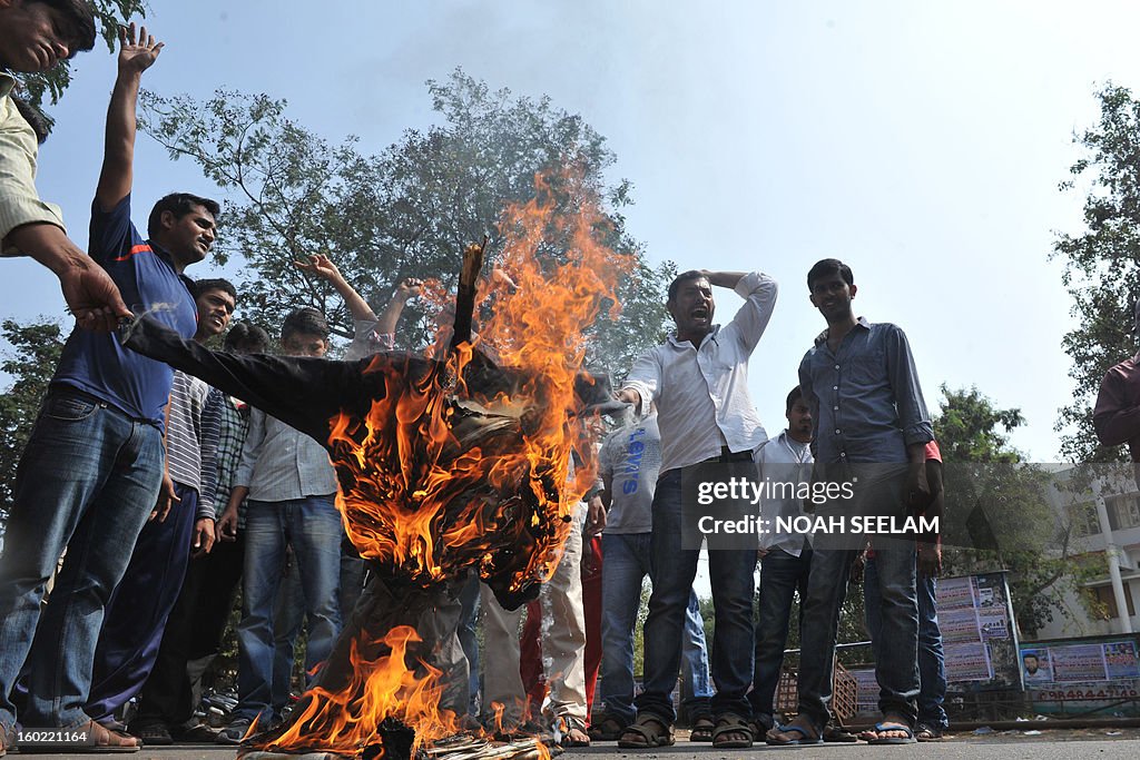 INDIA-POLITICS-STATE-TELANGANA