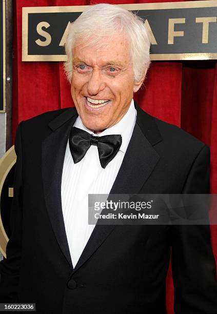Dick Van Dyke attends the 19th Annual Screen Actors Guild Awards at The Shrine Auditorium on January 27, 2013 in Los Angeles, California....