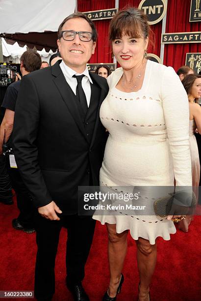 David O. Russell attends the 19th Annual Screen Actors Guild Awards at The Shrine Auditorium on January 27, 2013 in Los Angeles, California....