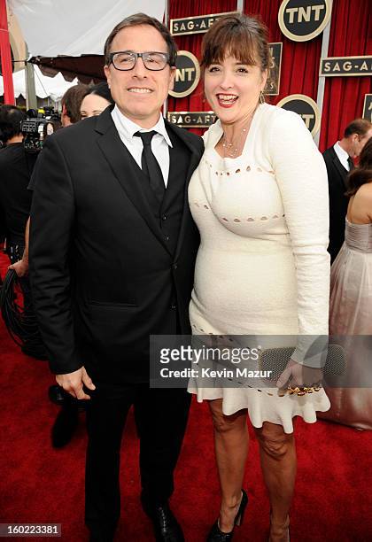 David O. Russell attends the 19th Annual Screen Actors Guild Awards at The Shrine Auditorium on January 27, 2013 in Los Angeles, California....