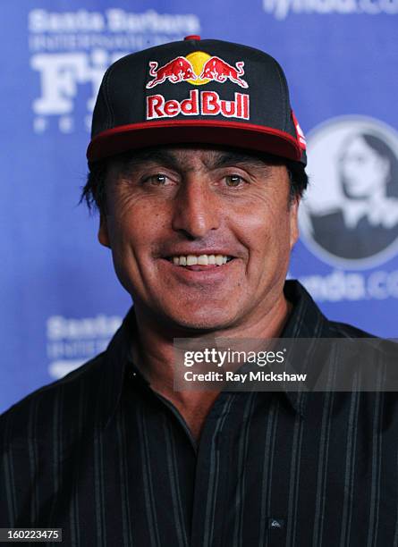 Surfer Ross Clarke Jones attends the screening of "Storm Surfers 3D" at the 28th Santa Barbara International Film Festival on January 27, 2013 in...