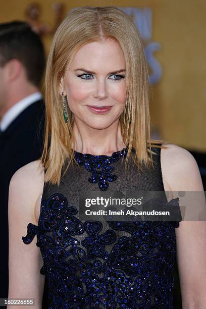 Actress Nicole Kidman attends the 19th Annual Screen Actors Guild Awards at The Shrine Auditorium on January 27, 2013 in Los Angeles, California.