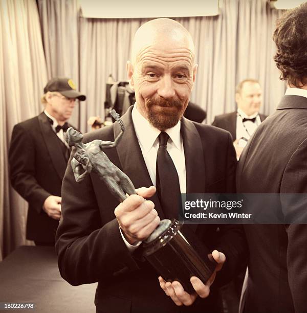 Actor Bryan Cranston attends the 19th Annual Screen Actors Guild Awards at The Shrine Auditorium on January 27, 2013 in Los Angeles, California....