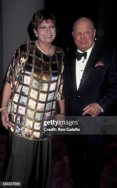 Comic Don Rickles and wife Barbara Sklar attend 24th Annual American Film Institute Lifetime Achievement Awards Honoring Clint Eastwood on February...