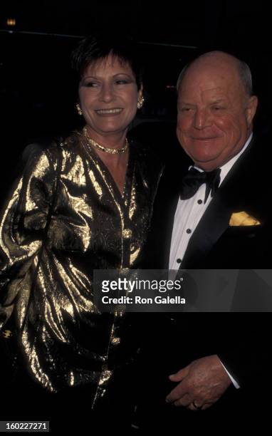 Comic Rickles and wife Barbara Sklar attend 88th Birthday Party for Milton Berle on July 12, 1996 at the Alfred Dunhill Book Store in Beverly Hills,...