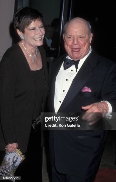 Comic Don Rickles and wife Barbara Sklar attend 28th Annual American Film Institute Lifetime Achievement Awards Honoring Harrison Ford on February...