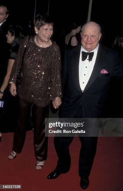 Comic Don Rickles and wife Barbara Sklar attend 29th Annual American Film Institute Lifetime Achievement Awards Honoring Barbra Streisand on February...