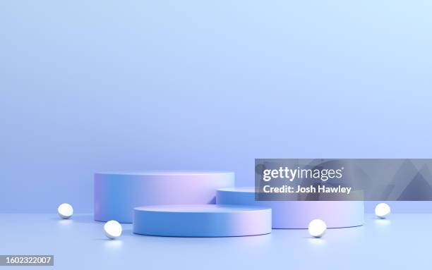 3d rendering exhibition background - pódio imagens e fotografias de stock